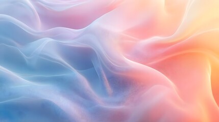 Obraz premium Abstract Pastel Gradient Background, Soft Waves