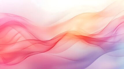 Abstract Pink and Yellow Wave Background