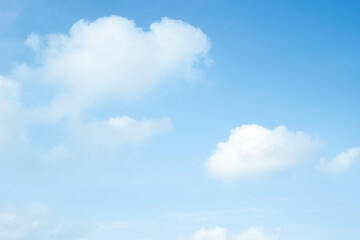 Obraz premium blue sky background with white clouds, nature cloud blue sky background.