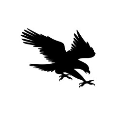 Eagle icon. Bald eagle logo. Eagle glyph. eagle silhouette