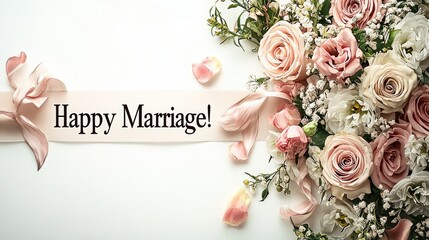 Wedded bliss: text happy marriage, a life of love, partnership, and shared dreams, joys and challenges of marital journey, and looking forward to a future filled with continued happiness