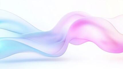 A colorful wave with a pink and blue gradient. The colors are vibrant and the wave appears to be flowing