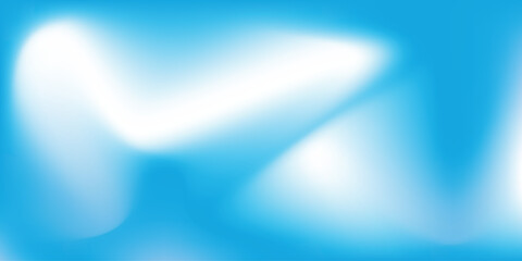 Abstract white and blue color gradient background illustration.