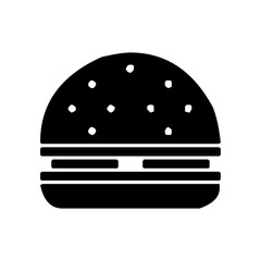 Fast food icon. fast food silhouette