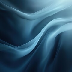 Fototapeta premium Abstract Blue Swirling Background - Digital Art, Smooth Gradient, Minimalist, Modern Design.