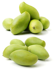 mangos on a white background 