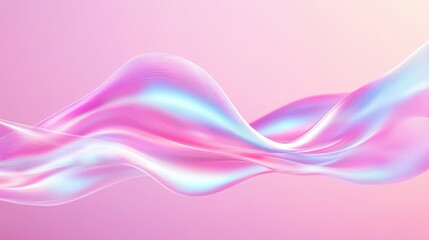 A pink and blue wave with a purple background. The wave is very long and has a lot of detail