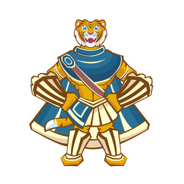 Maskot Geek Tiger Itera Olympic