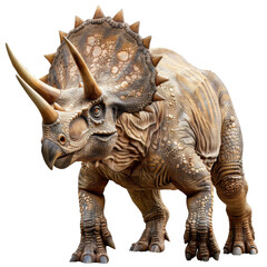 Fototapeta premium Triceratops Isolated on a Transparent Background
