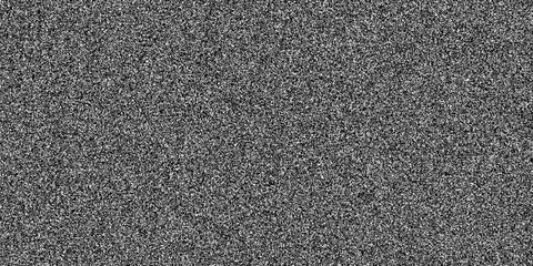 TV noise dot grain background with television display interference effect, abstract vector. Grain noise background of black irregular dots or grainy particles background of TV noise or VHS camera bug