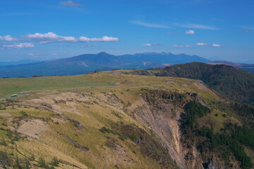 美ヶ原からの八ヶ岳連峰の展望