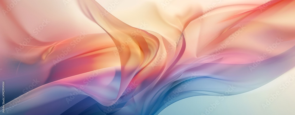 Poster ultra high-definition 4k abstract background with gentle tones.