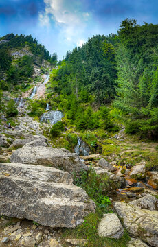 Horse's Fall (Cascada Cailor), Rodnei Mountains, Borsa, Maramures, Romania	
