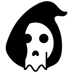 Grim Reaper Solid Black