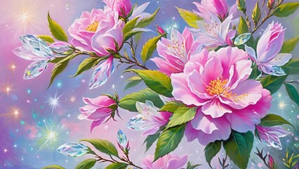 Fototapeta premium 花の背景
