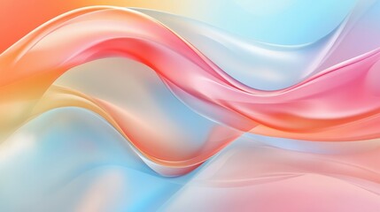 A colorful wave with a pink and blue background. The colors are vibrant and the wave is flowing