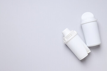 White water filter on a light background