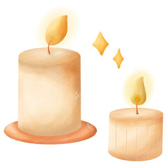 Autumn candles