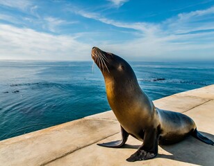 Fototapeta premium seals Generative AI 