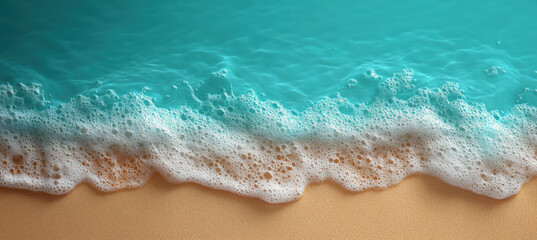 Obraz premium Seascape with Light Blue Sea and Sand
