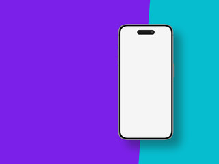 Smartphone Mockup in Bright Background