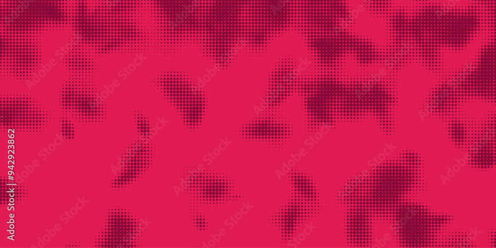 Poster monochrome printing raster. abstract vector halftone background.
