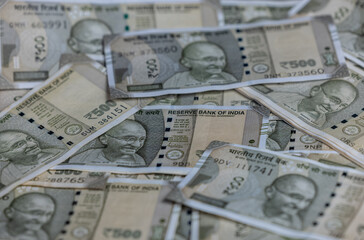 Indian 500 Rupee note background, Indian note background, price hike.