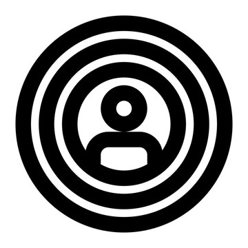 recommend clip art: target audience, potential customer, target customer, target, goal outline icon