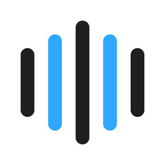 Voice Lines Vector Icon
