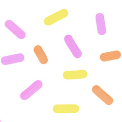 sprinkles sugar topping colorful