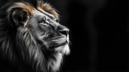 LION. ILLUSTRATION CONCEPT