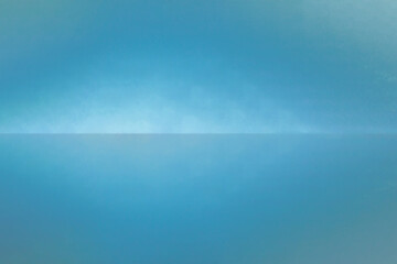 Obraz premium 中央の線から徐々に光が広がる深い青色の背景