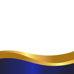 Modern Wavy Footer Decoration