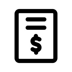 invoice line icon