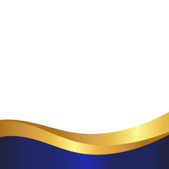 Modern Wavy Footer Decoration