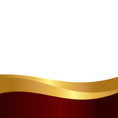 Modern Wavy Footer Decoration