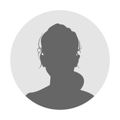 Vector flat illustration. Avatar, user profile, person icon, profile picture. Suitable for social media profiles, icons, screensavers and as a template.