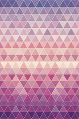 Pink and Purple Geometric Tapestry: A symphony of pastel hues dance across this digital art piece, featuring a mesmerizing pattern of triangles that evoke a sense of modern elegance and visual intrigu
