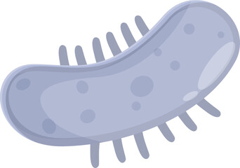 Dangerous grey bacteria is spreading using multiple flagella