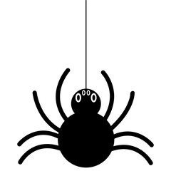 Black Scary Spider