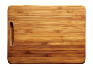 Brown Wooden Cutting Board with Handle