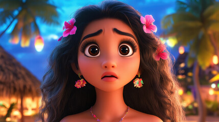 Discover the charm of vibrant animations in a styled world featuring your favorite Indian actress in lively poses.