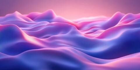 Obraz premium Abstract Pink and Blue Wavy Background