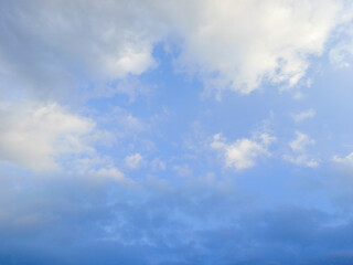blue sky with clouds background