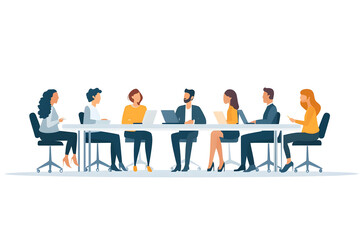 
Imagine
1w



Office business meeting flat illustration isolated on white background.