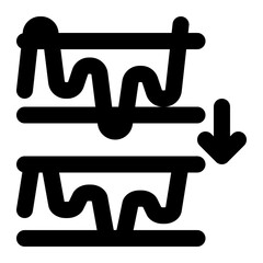 normalization, audio normalization, normalize audio, audio, noise reduction outline icon