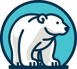 Polar Bear Mascot Logo Design