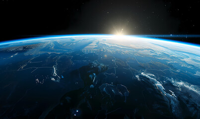 earth in space