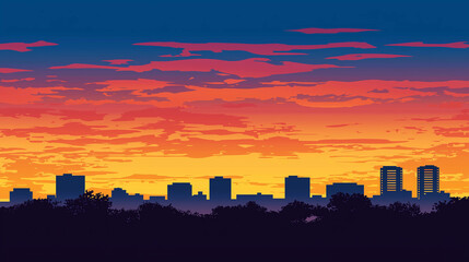 Fototapeta premium Elegant Office Building, Background of a Modern Business District