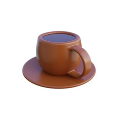 coffee cup isolated on white